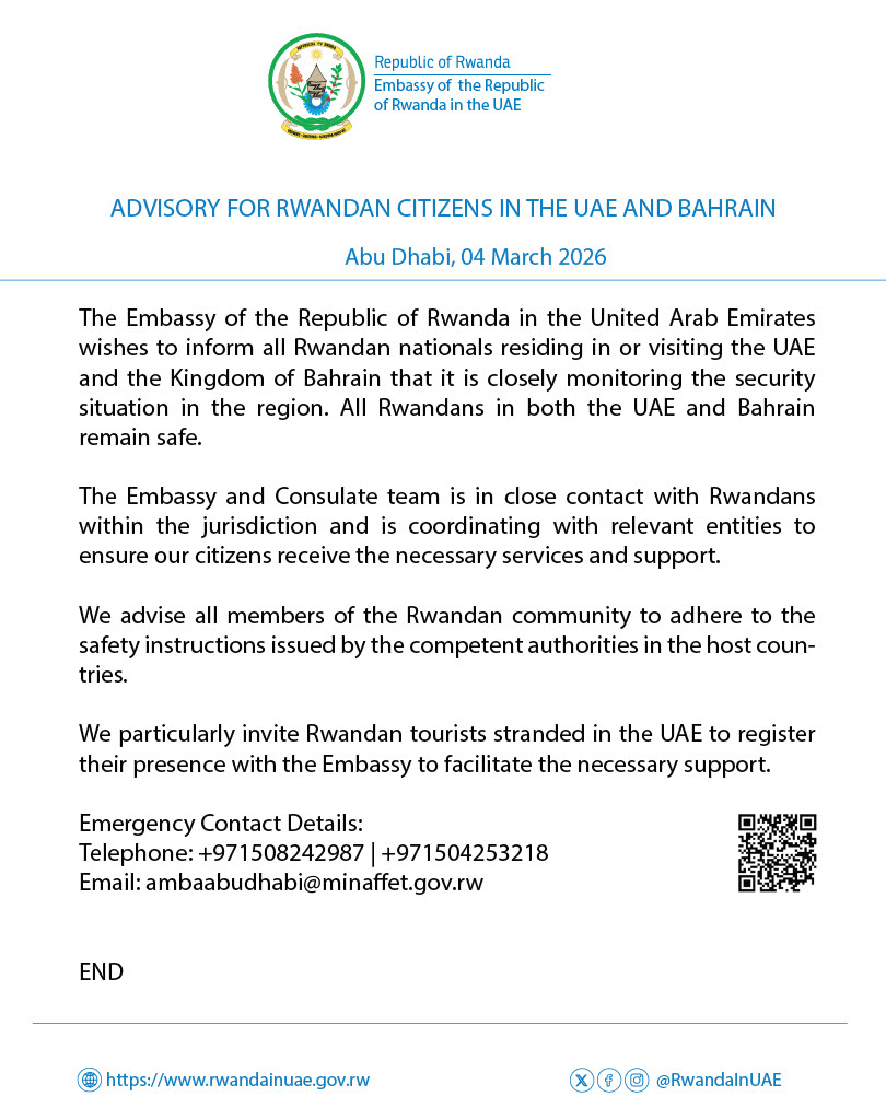Rwanda Mission in UAE tweet media