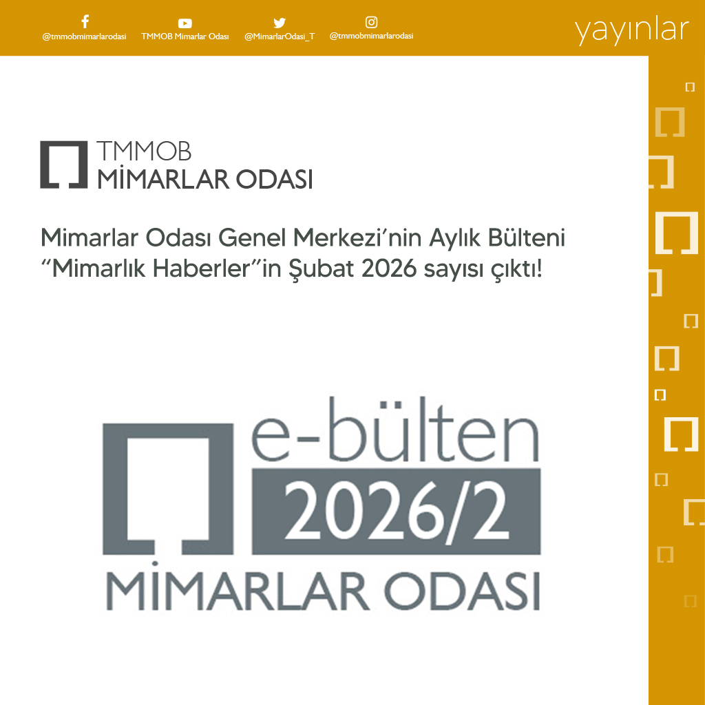 TMMOB Mimarlar Odası tweet media