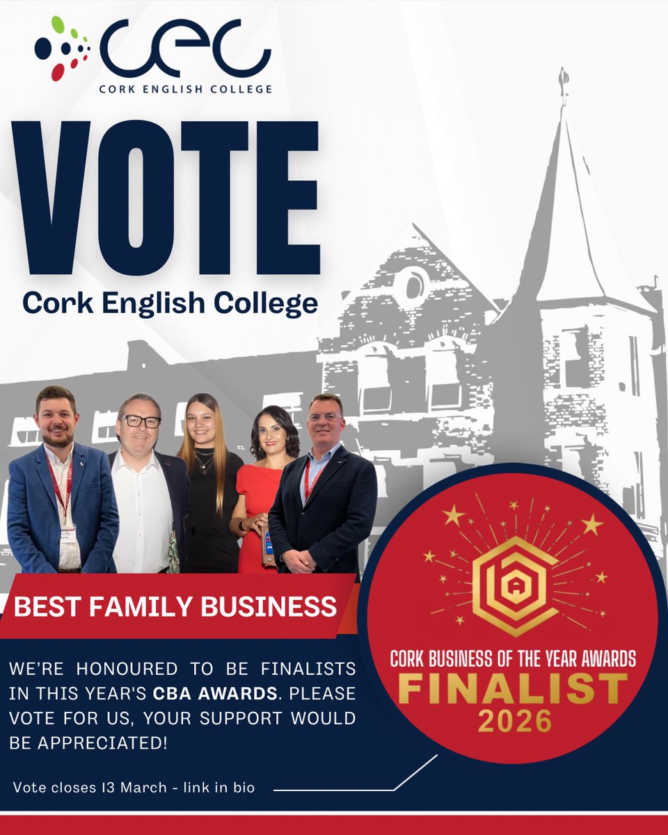 Cork English College tweet media