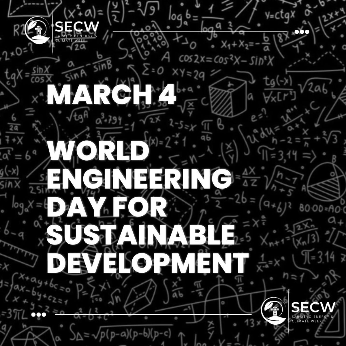 SECW_2026's tweet photo. 🌍 𝐌𝐚𝐫𝐜𝐡 𝟒 - 𝐖𝐨𝐫𝐥𝐝 𝐄𝐧𝐠𝐢𝐧𝐞𝐞𝐫𝐢𝐧𝐠 𝐃𝐚𝐲 𝐟𝐨𝐫 𝐒𝐮𝐬𝐭𝐚𝐢𝐧𝐚𝐛𝐥𝐞 𝐃𝐞𝐯𝐞𝐥𝐨𝐩𝐦𝐞𝐧𝐭 https://t.co/nDIk7Q7jp6