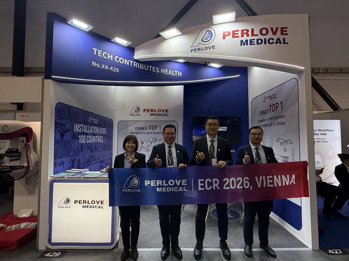 PerloveMedical's tweet photo. Day 1 at ECR 2026! 🎉
PERLOVE MEDICAL is showcasing cutting-edge imaging solutions at Booth X4-429, Austria Center Vienna. Excited to meet experts &amp; partners from around the world!
📅 Mar 4–7
#ECR2026 #PerloveMedical #Radiology #MedTech https://t.co/y2aZ8emJcq