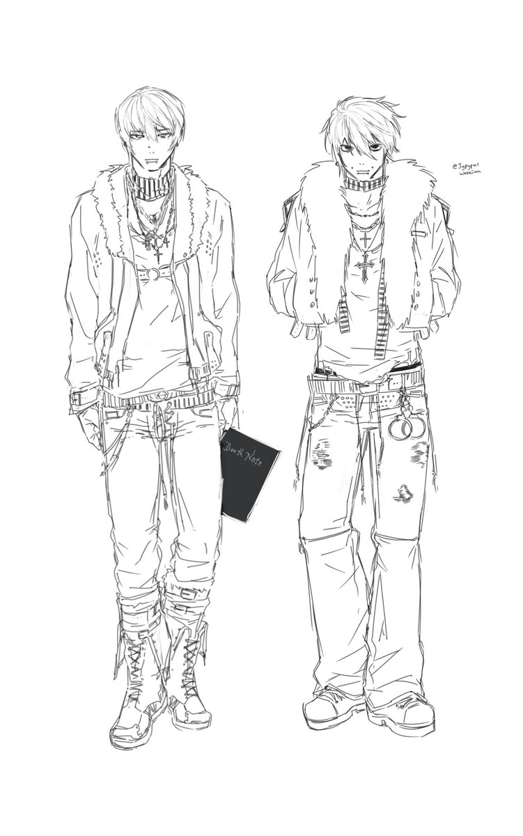 sketch 
#deathnote #lightyagami #llawliet #デスノート