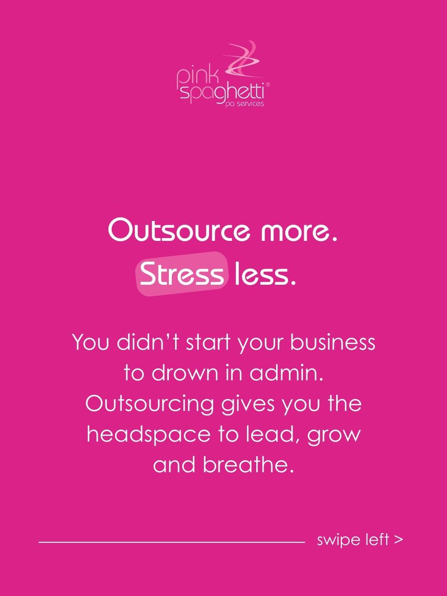 Kelly_PinkSpag's tweet photo. Outsourcing isn't just a time-saver, it’s a game-changer for your business.

Not sure where to start? Let’s have a quick chat and figure it out together.
#DelegateToThrive #SmallBusinessSupport #PinkSpaghetti https://t.co/mQDk9wQ0tu