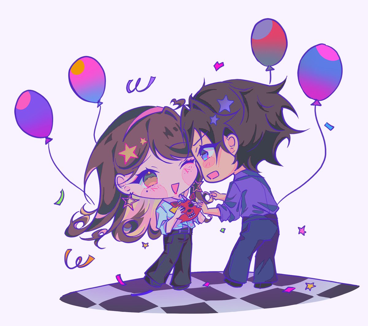 witchsprince's tweet photo. Would anyone be interested in these type of chibis if i opened commissions.... (pretend the third pic is a solo chibi art) https://t.co/ljLpvcoRgI