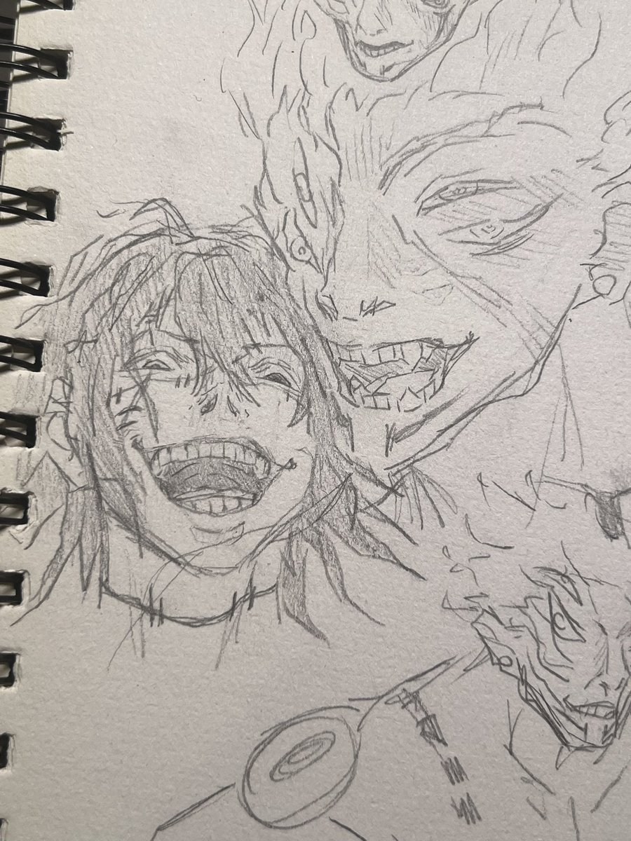 Was looking through old sketchbooks and found this cool sketch of mahito
#jjk #mahito