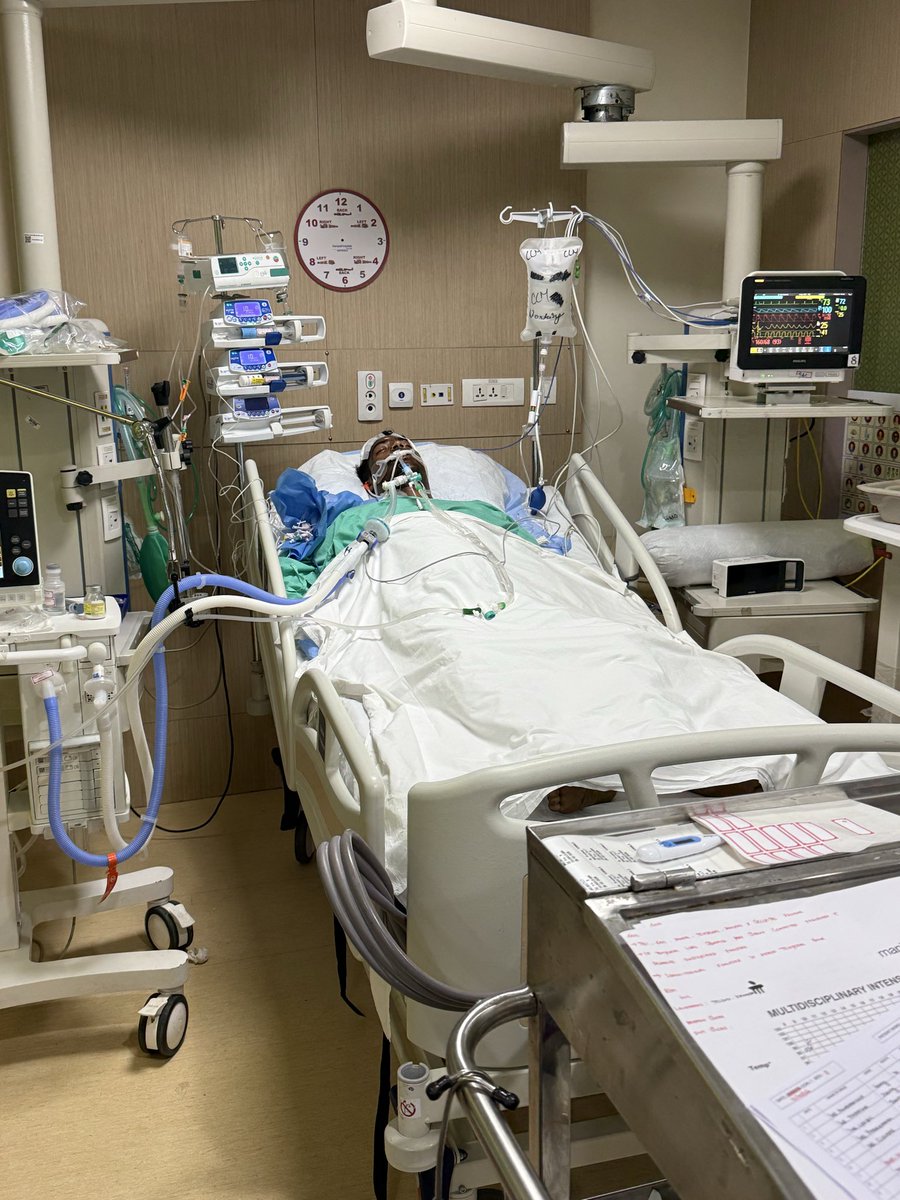 pdn_Dr's tweet photo. @naralokesh &amp; @PawanKalyan &amp; @AndhraPradeshCM please save my brother from this critical condition in manipal hospital. Police has arrested and left others sending only two persons to remand. Please help us to deal with this critical condition my phone number @8885924975 https://t.co/KEWuE847R2