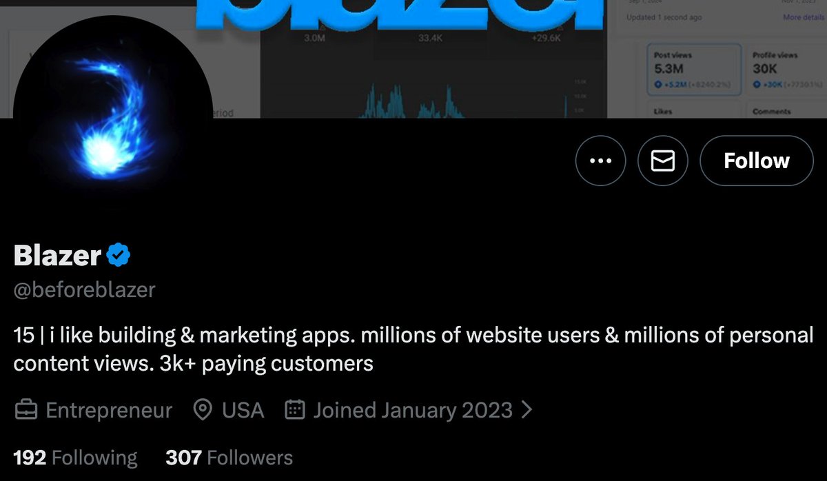 you know someone's bullshitting when they dont even put a link in their bio