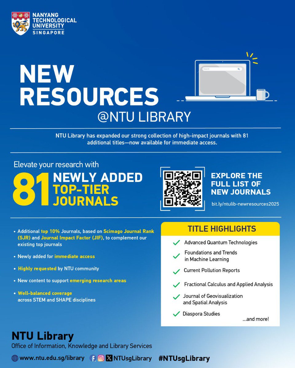 NTU Library tweet media