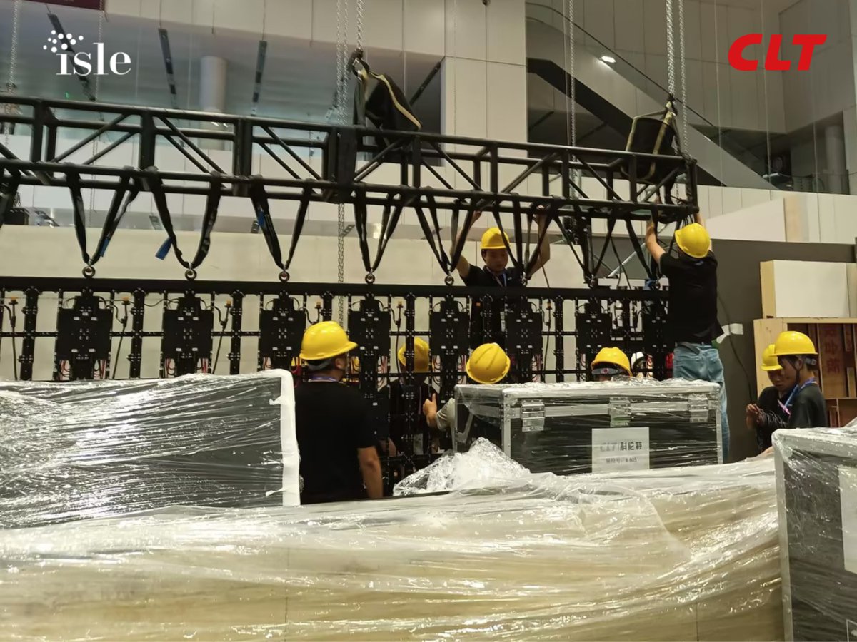 LedClt's tweet photo. ๐งThe wait is almost over! We're getting ready for #ISLE2026!
Our stand is going up, the tech team's in full prep mode, building something truly special at ๐๐๐.
#CLT #CLTLED #ISLE #CreativeLED #MovableLED #LEDScreen #LEDallinone #LEDDisplay #exhibition https://t.co/5uvsUDUjzr
