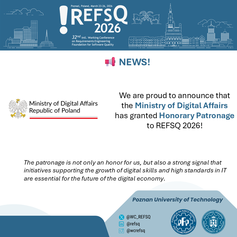 REFSQ 2026 tweet media