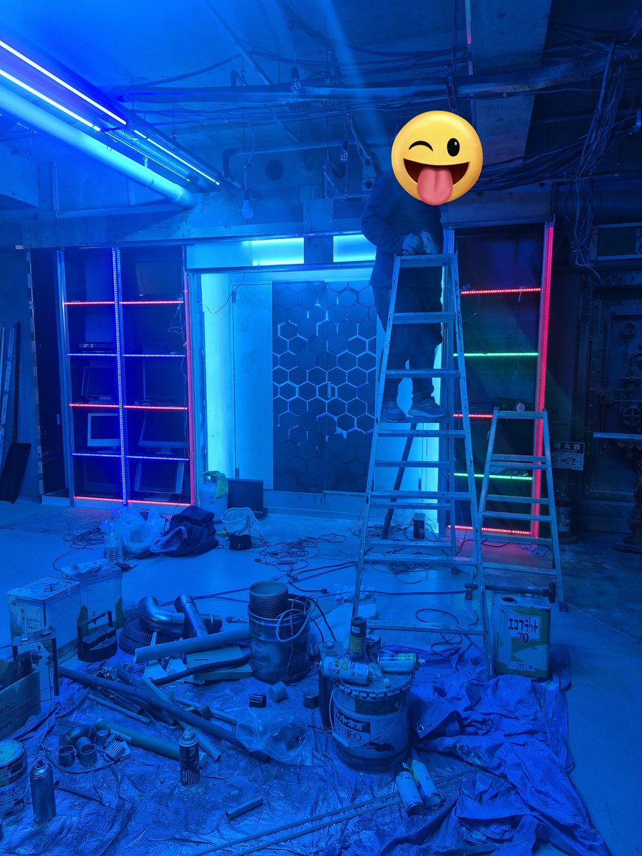 スタジオ制作現場🎨🔨 tweet media