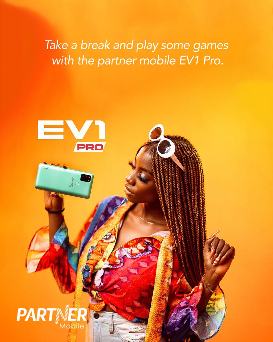 partnermobileng's tweet image. You've earned that break, now make it count with Partner Mobile EV1 Pro. Smooth performance and stunning display to keep the games going as long as you want. 

This is the phone that matches your energy. 

Send a DM or call us to get yours

#partnermobile #smartphone #newdevice