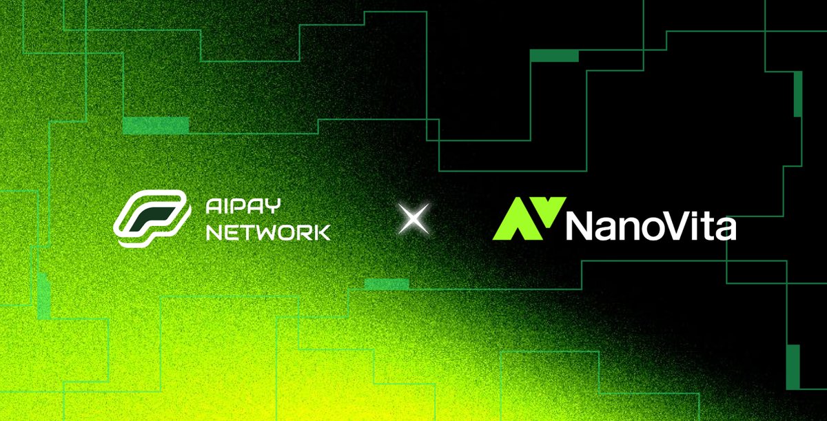 Nanovita_Labs's tweet image. 🤝 NanoVita × AIPay Network

Nanotech DeSci meets AI-powered payments: verifiable health data + intelligent risk control, routing, and automated settlement.

Science goes on-chain — and moves like finance. 🧬⚡️

#DeSci #AI #Web3Payments