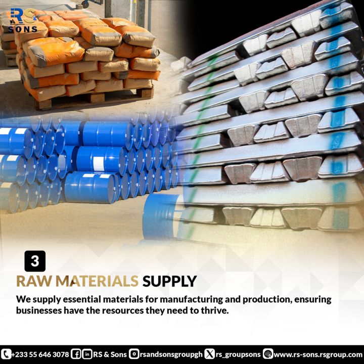 rs_groupsons's tweet photo. RS &amp; Sons drives commerce across Ghana with efficient supply chains, trusted partnerships, and a diverse portfolio of products. https://t.co/9OuxrJOpna