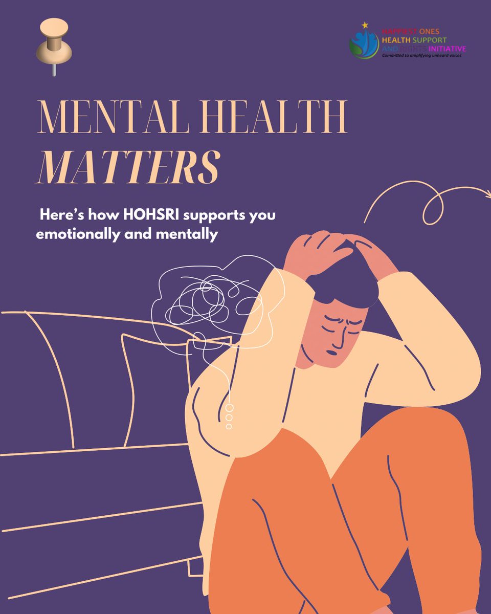 happiest_ones's tweet photo. At HOHSRI, we believe mental health is just as important as physical health.
You deserve safe conversations. You deserve support. You deserve healing.

We are committed to providing safe spaces, peer support, and access to professional help for our community.

You are not alone. https://t.co/BOa0zvvbuY