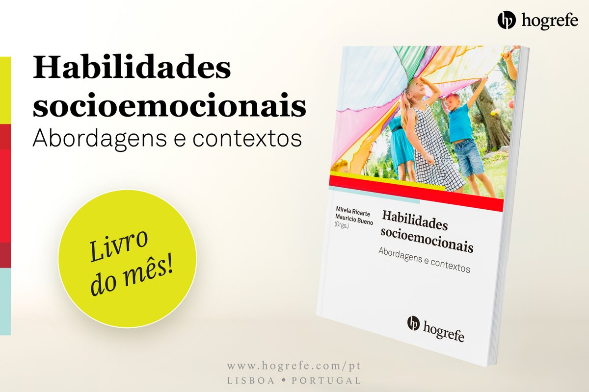 editora_hogrefe's tweet photo. A obra Habilidades Socioemocionais: Abordagens e Contextos, é o livro do mês de março. Até 31/03, está com um desconto de 10% e envio gratuito para Portugal Continental! Saiba mais:👉 https://t.co/pfZmQ3iPpw

#testespsicologicos #avaliacaopsicologica #psicologia #editorahogrefe https://t.co/OLCmUAjCfE