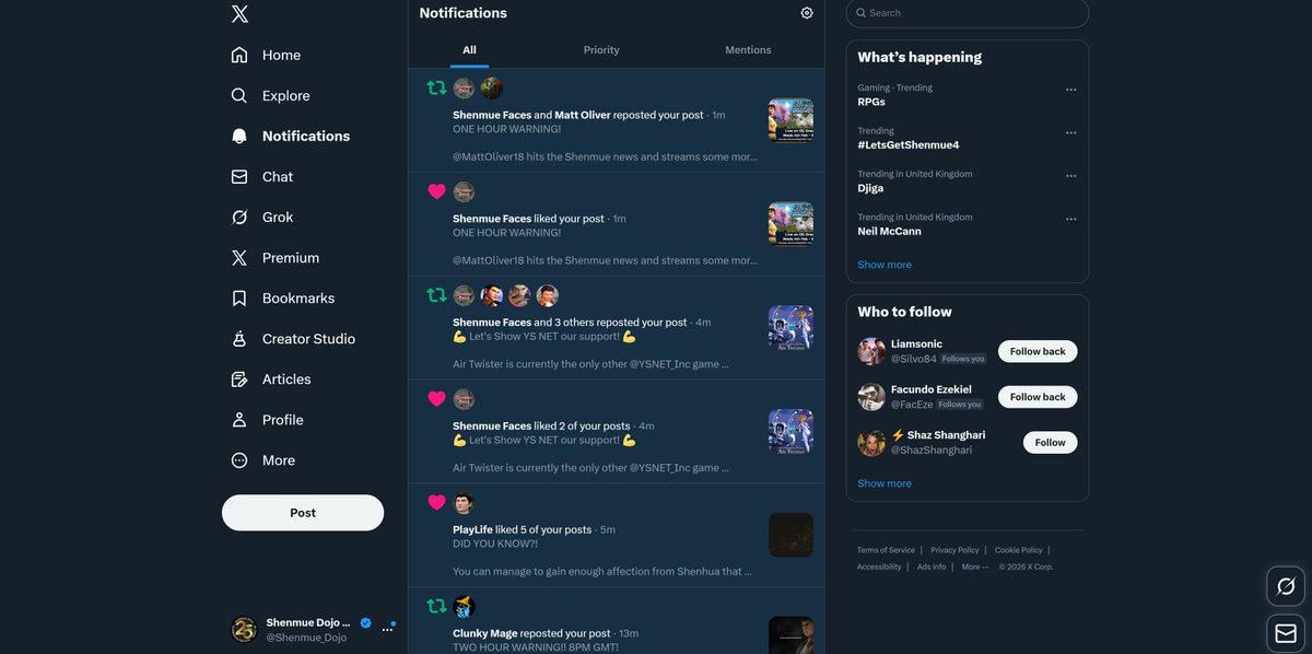 Shenmue Dojo 🐦🔥 tweet media