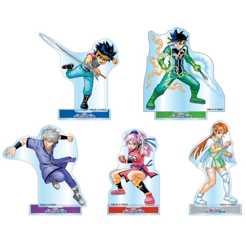 ★JUMP SHOP原作新商品情報★ 

3/6(金)発売
『DRAGON QUEST－ダイの大冒険－』
アクリルフィギュア5種セット
4,400円(税込)

常設14店舗+ららぽーと福岡店+JSオンライン(10時～)で発売
jumpshop-online.com
※JCSにて受注販売していた商品となります。