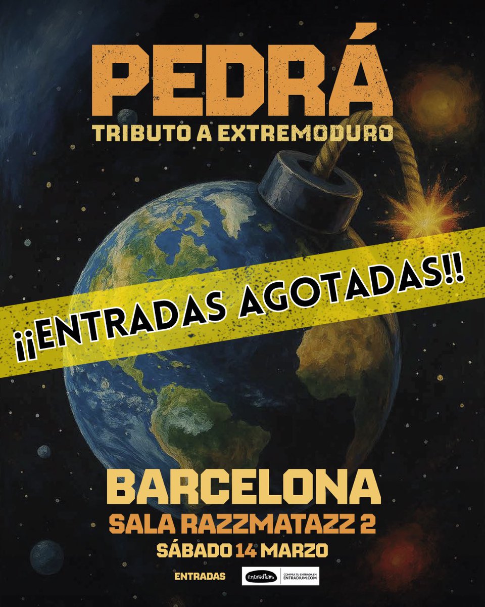 Pedrá (Tributo a Extremoduro) tweet media