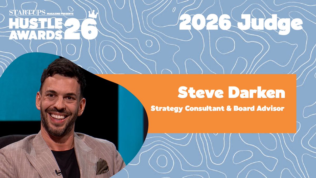 TheHustleAwards's tweet photo. π¨ JUDGE ANNOUNCEMENT π¨
We're excited to have Steve Darken, strategy consultant, board advisor and a former BBC The Apprentice quarter-finalist, as a judge for the #HustleAwards 2026π
π Find out more here: https://t.co/E7MYvkL5s6 https://t.co/Dvk0MDh4I1