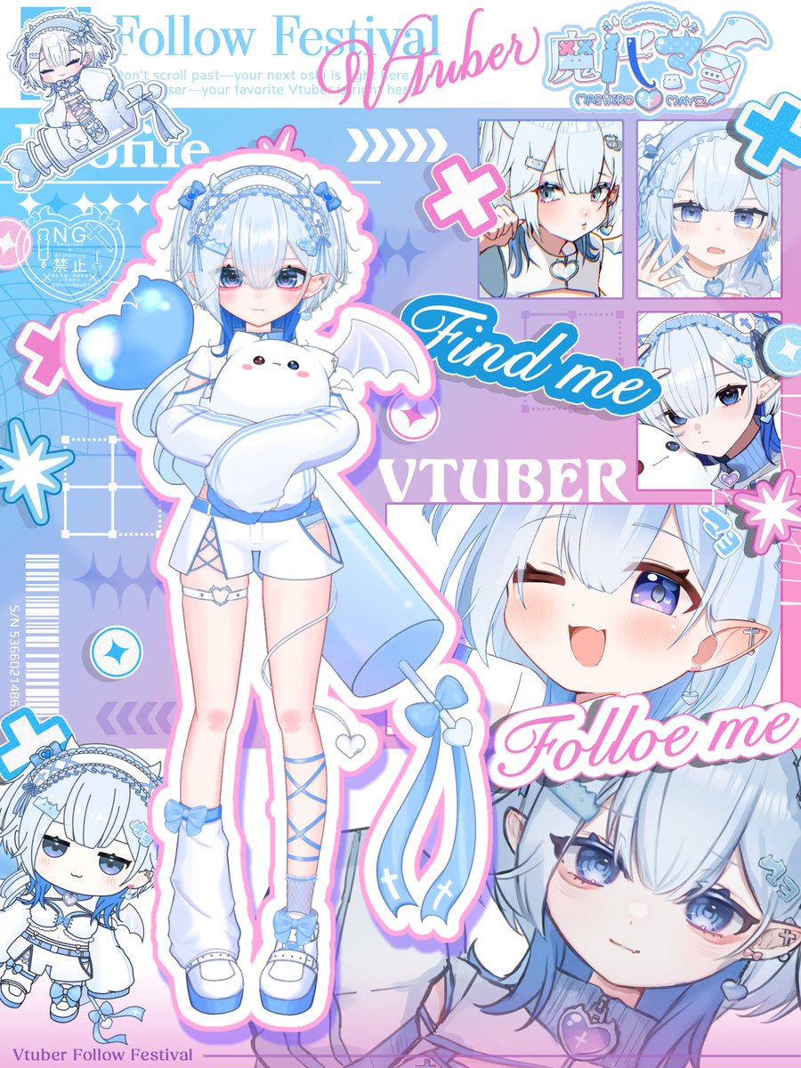 魔代マヨ🩵🪼🪽@新人VTuber tweet media