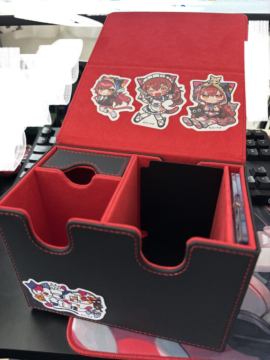 ちょっとした思いつきでめちゃめちゃ良いデッキケース出来た！ #猫汰つな