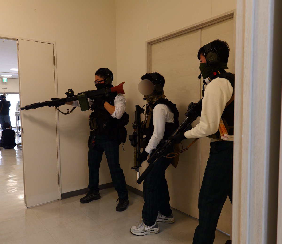 関西校組の装備ですがそれぞれの個性を存分に出せたかなと思ってます

 #男子校武装委員会
お写真　<a href="/mi_kunyy/">ばってりーよしだ@HWS CANINE</a> <a href="/km_maakun/">K.M</a> さん