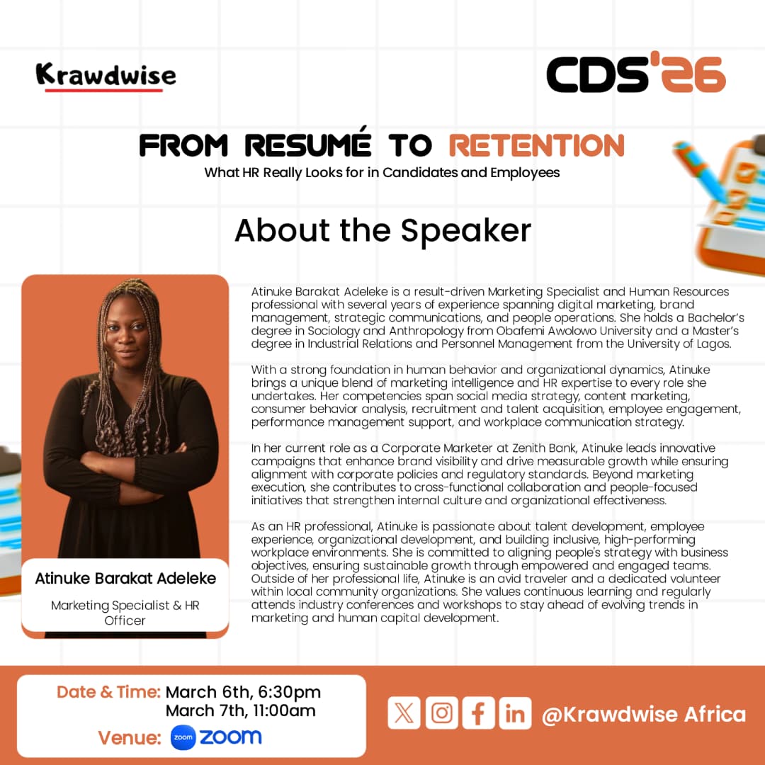 krawdwise's tweet photo. Learn from HR pros, mentors, and industry experts ready to equip you with strategies to grow your career.

Access is FREE. https://t.co/Ett0qgACWn