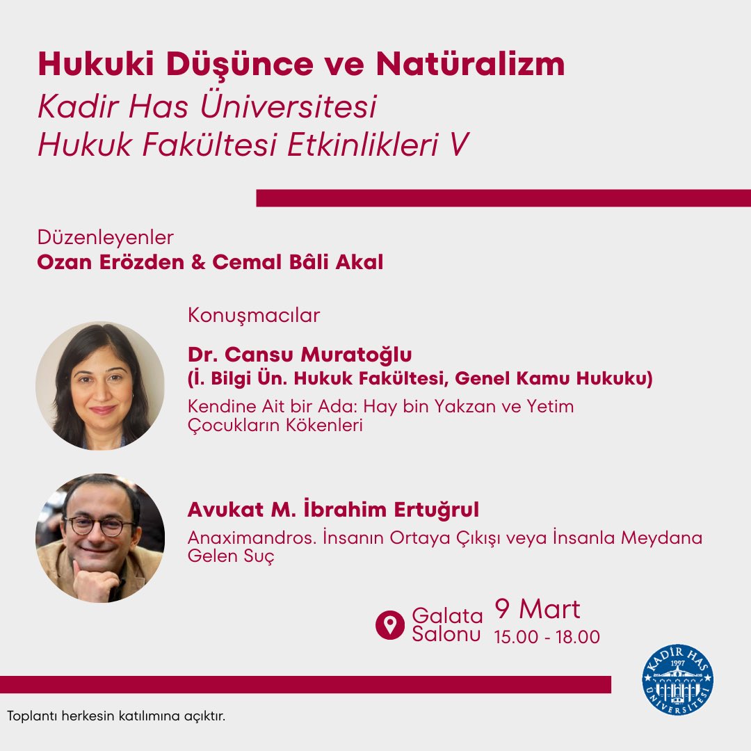 KHAS Hukuk Fakültesi tweet media