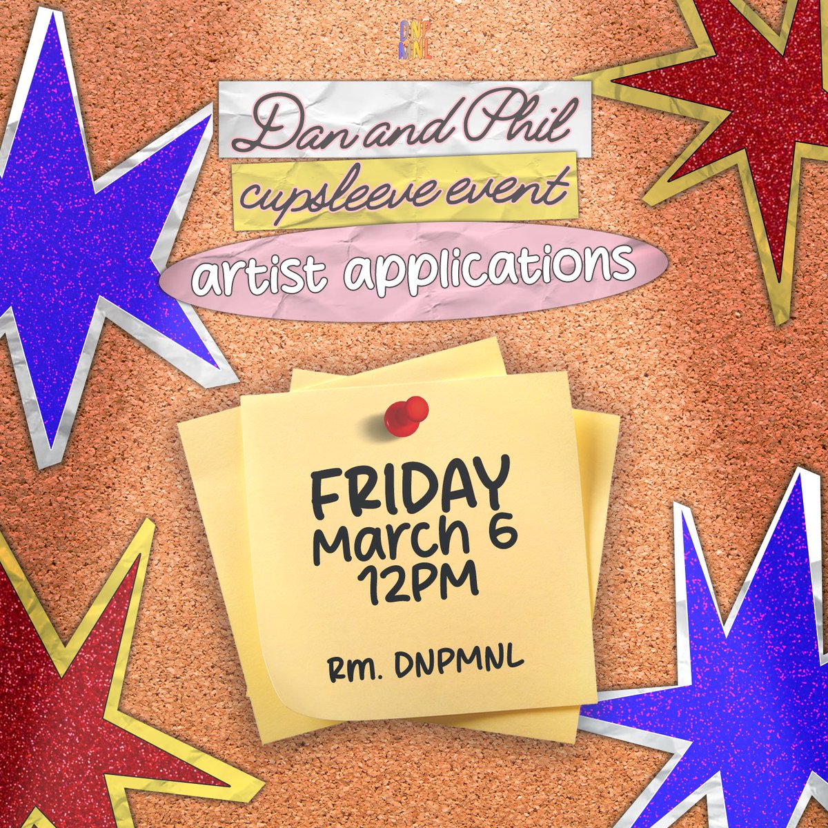DanAndPhilMNL's tweet photo. PHartists, handa na ba ang mga artworks nyo? 🎨

The Artist Application for the Dan and Phil PH CSE will open on March 6, 12PM! This is open to Filipino Phannies living in the Philippines, kaya eto na ang chance niyo na makasama sa aming team ngayong 2026 😉🖌️ https://t.co/nf3l4odFxZ