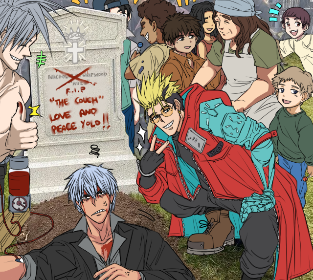 mag_ni07's tweet photo. Had to draw this after watching the latest episode, lolll #TRIGUNSTARGAZE https://t.co/tP0pt71EX1