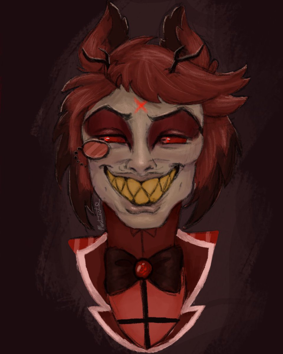 toasteroven343's tweet photo. deviated from my nonstop worship of adam to do some rendering practice with the alastors.. lowkey glowdown of the century when he died but that's okay he's still semi-lovable (also the moustache is canon to me idc)
#HazbinHotel #HazbinHotelAlastor https://t.co/QizoqFVwpX