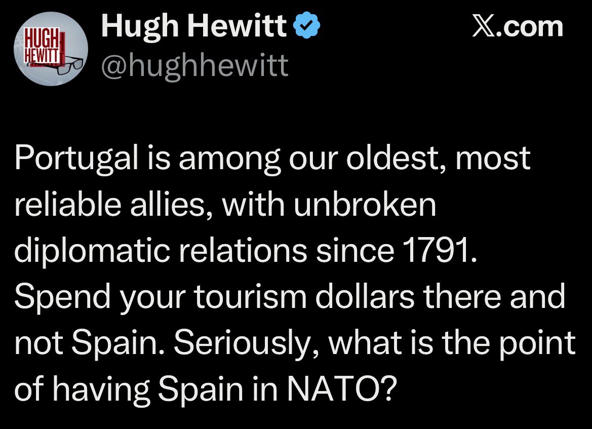 Era mesmo isto de que precisávamos agora: os americanos MAGA virem para Portugal passar férias, com os seus bonezinhos ridículos, em vez de irem para Espanha.
O que vale é que poucos entre eles sabem apontar Portugal num mapa.
Ou sequer têm passaporte.