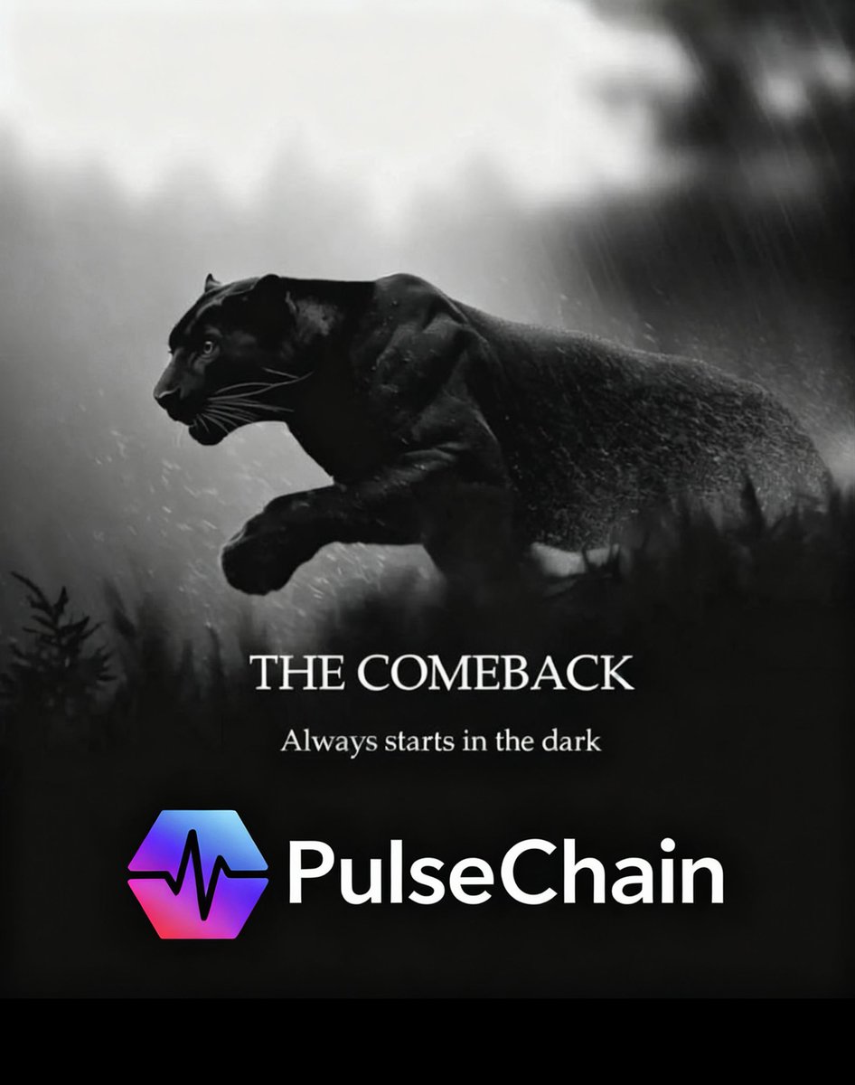 GM PULSECHAIN. ☀️☕️ 

FROM THE DARK, PULSECHAIN RISES.