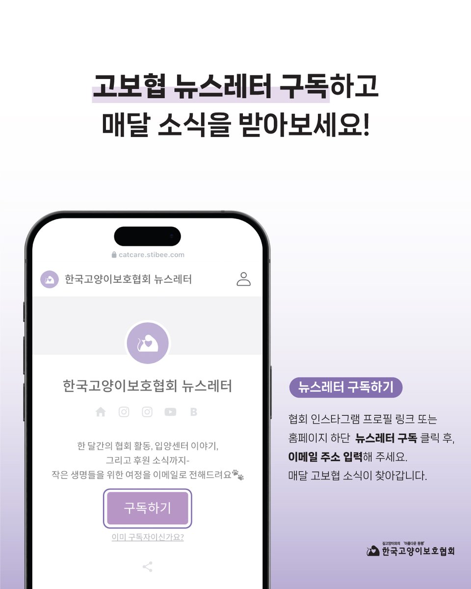 한국고양이보호협회 tweet media