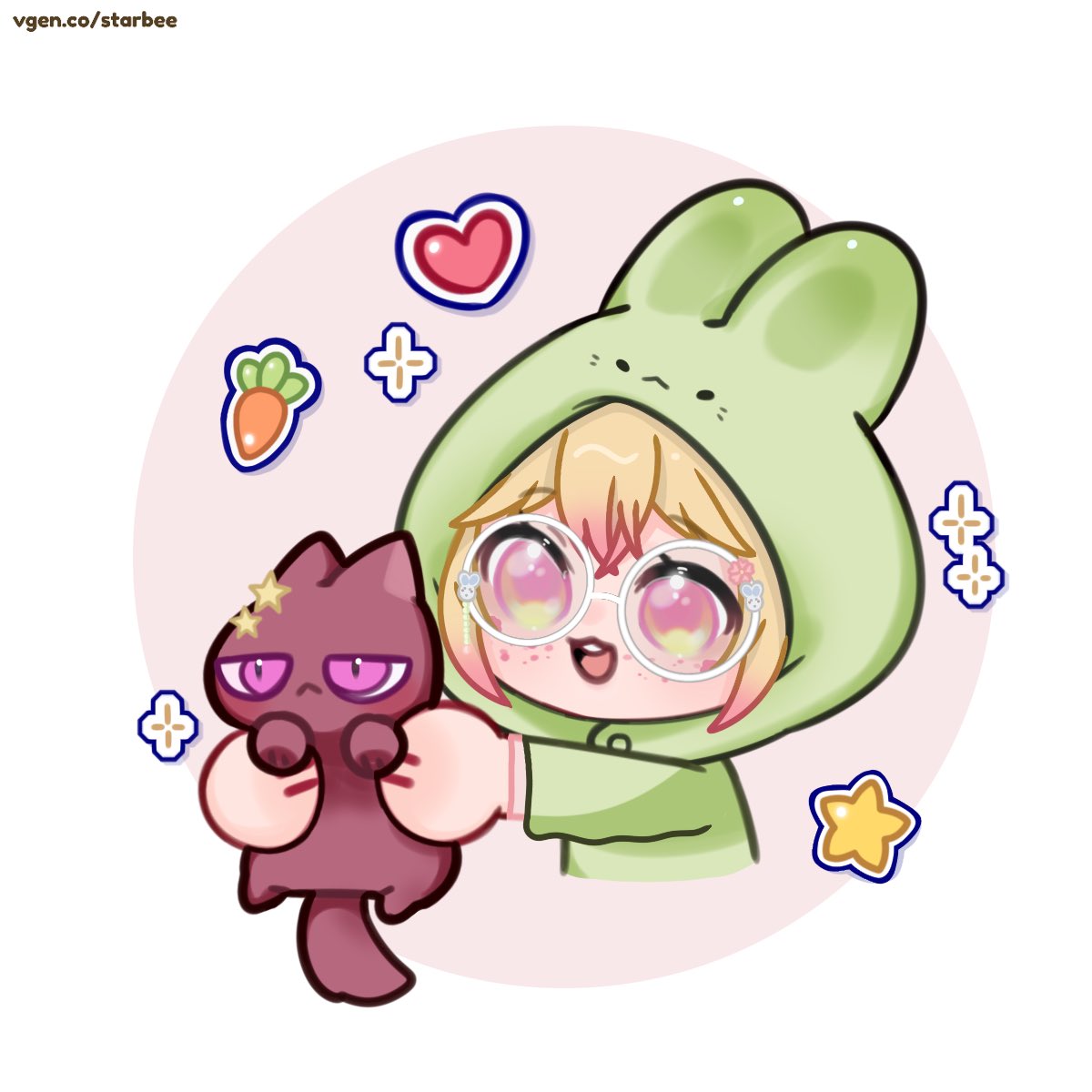 kitty/bunny ych for <a href="/momoka_awoo/">• Momo ♡ | VTUBER •</a> ! thank you for commissioning meeee 

#VGenComm #ych #skeb