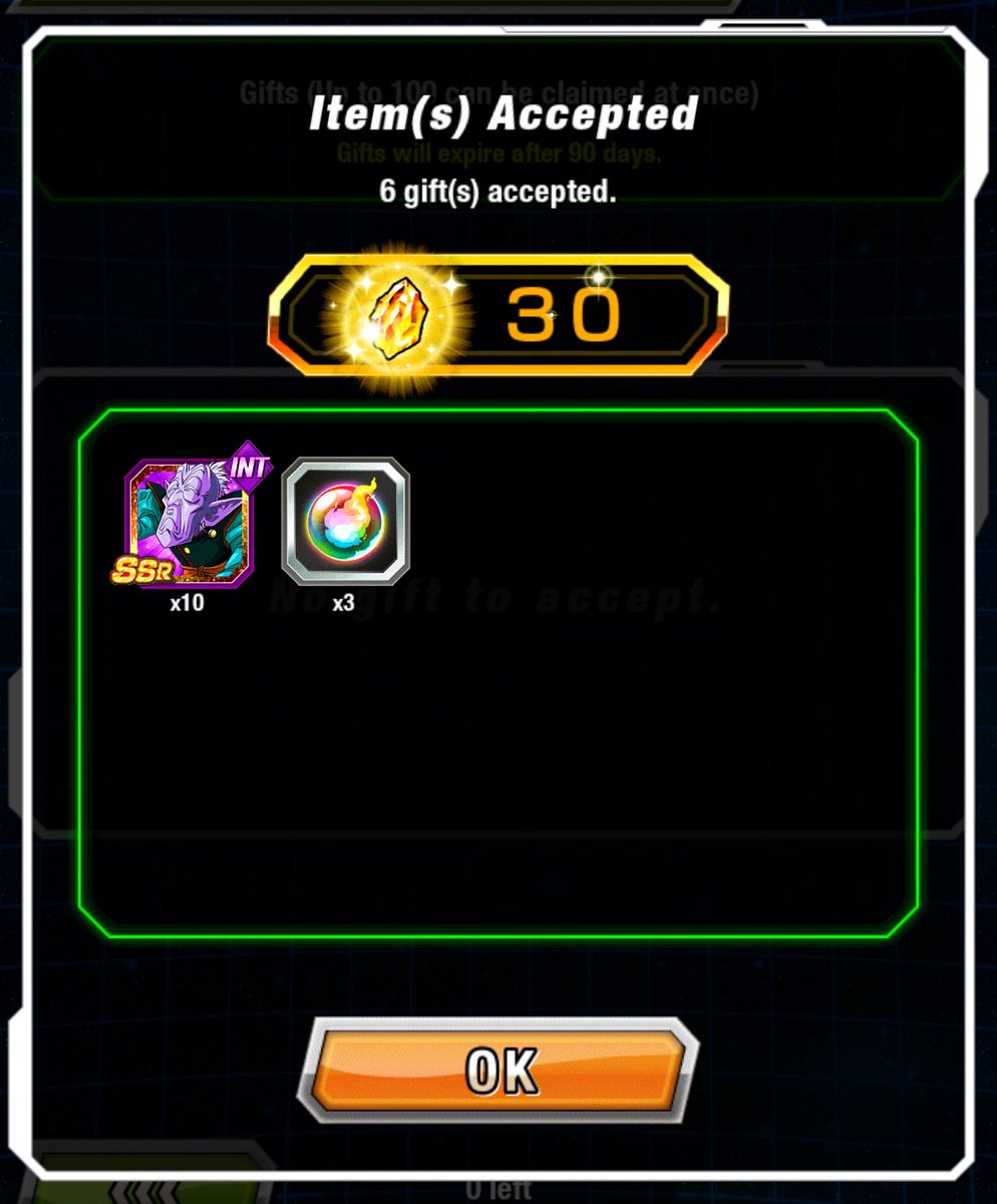 All the retweeting paid off. Stacking up the stones for Saiyan Day.
#DokkanBattle