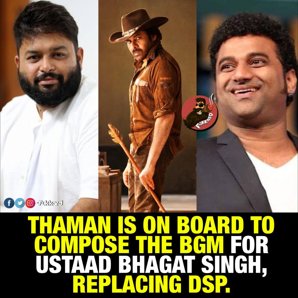 Fukkard's tweet image. #Thaman Doing Background Score For #UstaadBhagatSingh.