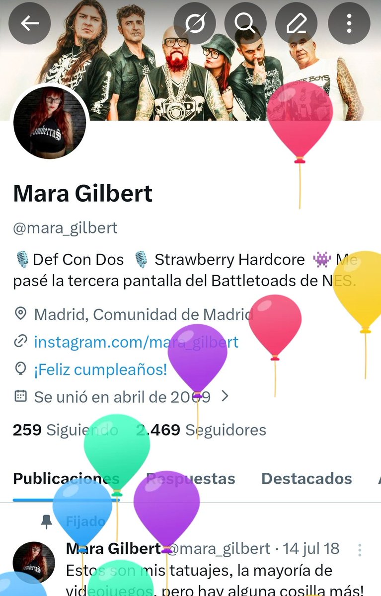 mara_gilbert's tweet photo. Me meto poco por aquí, pero veo que lo de los globitos no lo han quitado, siempre me pareció la cosa más tonta pero cada año en mi cumple me he metido para verlos 🥹 https://t.co/q1x0KsQORo