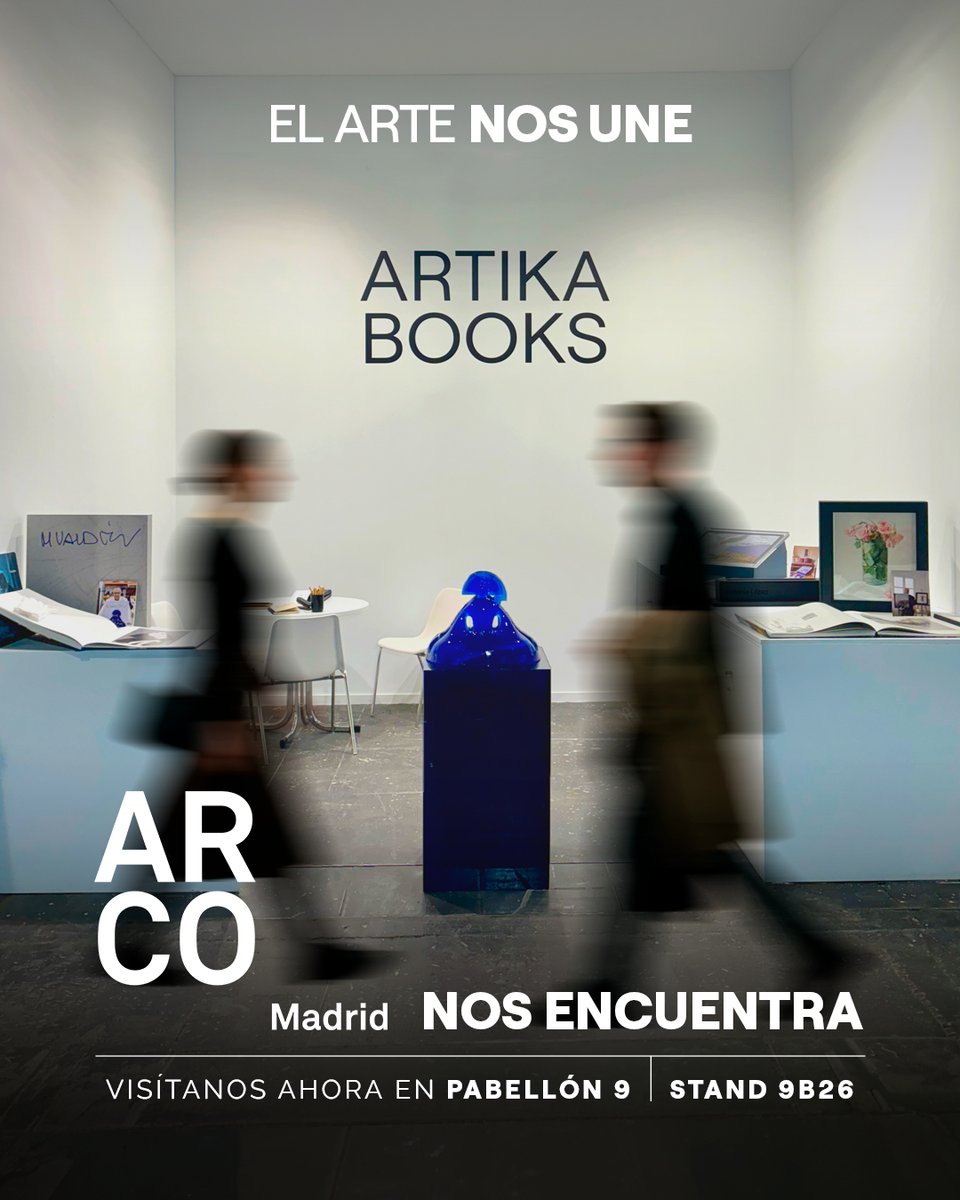 El arte nos une. Madrid nos encuentra.  
Estamos en <a href="/FeriaArco/">Feria ARCO</a> Madrid 2026.   

Ven a visitarnos al Stand 9B26 | Pabellón 9, te esperamos para descubrir juntos nuestras ediciones únicas.

#FeriaArco2026 #Arco2026 #ARTIKABOOKS #arte