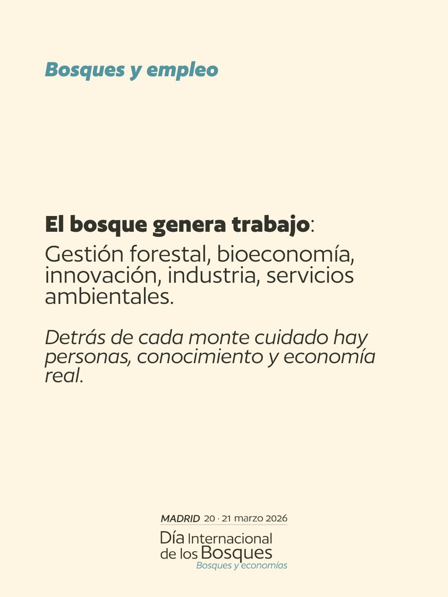 JuntosxBosques's tweet photo. Los bosques no son solo paisaje. Son empleo, salud, acción climática y cohesión territorial ✔️ https://t.co/CadZnt1esY