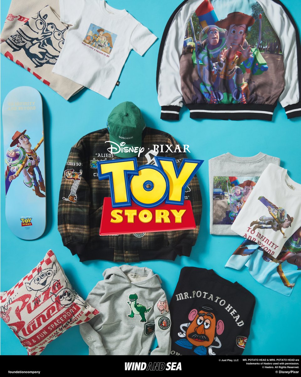WIND AND SEA × TOY STORY 2026 SS コラボが2026年 3/7 発売 (ウィン