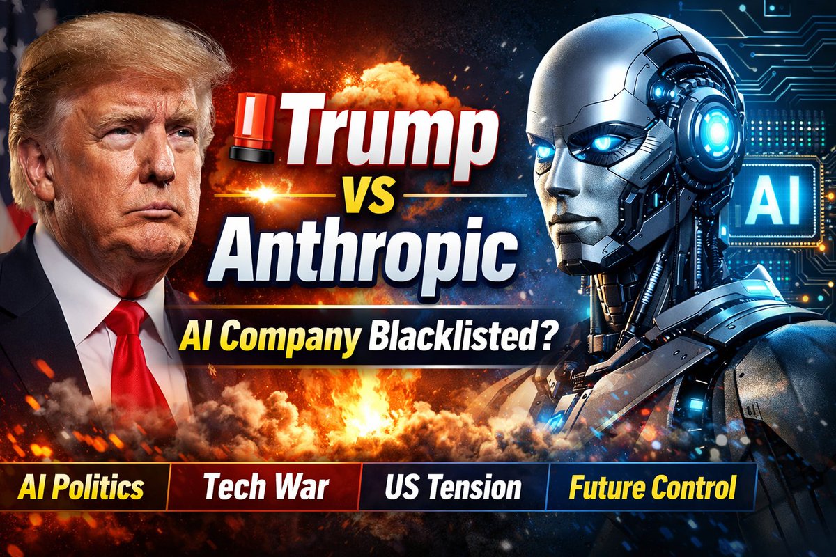 Anthropic AI कंपनी और डोनाल्ड ट्रंप के बीच विवाद क्यों बढ़ा? AI राजनीति में कैसे शामिल हो रहा है और “ब्लैकलिस्ट” की चर्चा का असली कारण क्या है—पूरा विश्लेषण।#AI
#Anthropic
#DonaldTrump
#TechnologyNews
#GlobalPolitics
<a href="/AnthropicAI/">Anthropic</a> 👇👇👇hindiglobalnews24.blogspot.com/2026/03/trump-…