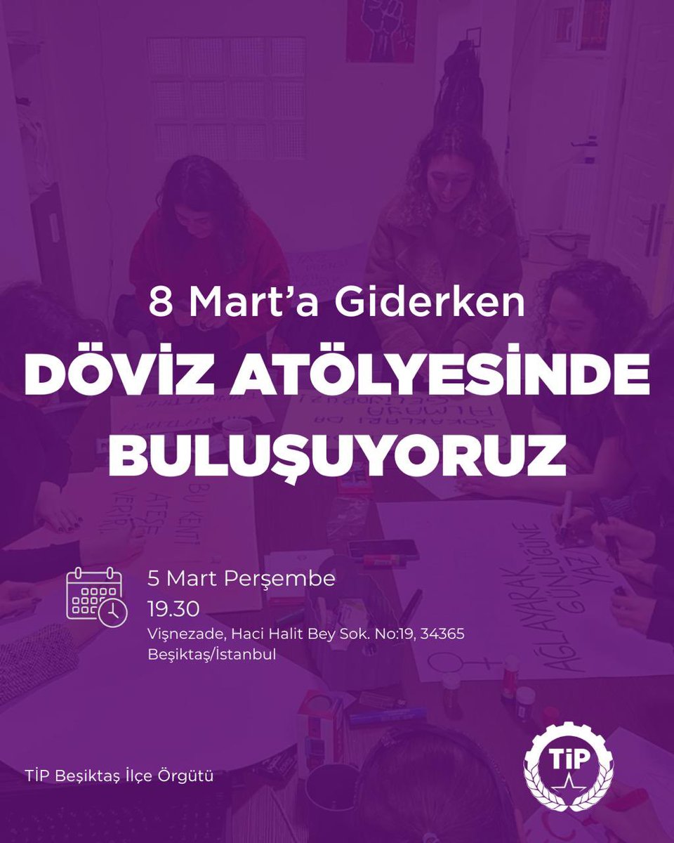 tipbesiktas's tweet photo. Her gün birden fazla kadın cinayeti haberiyle uyanırken bu şehrin sokaklarını kimseye teslim etmiyoruz.

Üzgünüz, öfkeliyiz, kararlıyız. Dövizlerimizi hazırlıyor, meydanlara çıkıyoruz. Sen de gel! https://t.co/Wz2OGSIVBb