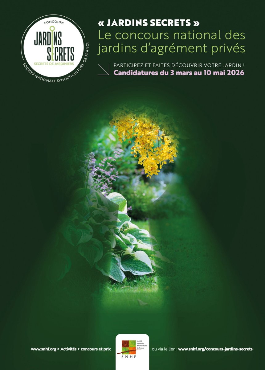HPaysage's tweet photo. SNHF - Le concours « Jardins Secrets » le grand rendez-vous des jardins privés d’agrément : https://t.co/TitWjsrZcM
Candidatures à déposer avant le 10 mai à 16 heures. Le palmarès sera dévoilé en décembre. https://t.co/Xlz04jgj7b