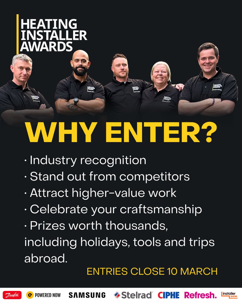 Heating Installer Awards 2026 tweet media