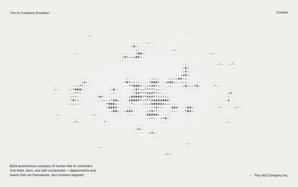 Tiny AGI Company tweet media