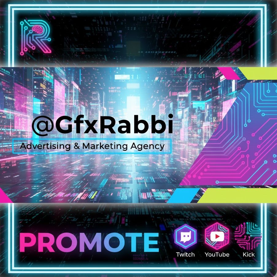 Promotion Time📢📢🚀

1. Like❤️
2. Comments✅
3. Reposts🔄
4. Drops link yt/twitch↩️

Follow👉 <a href="/GfxRabbi/">Stream RTR Promo!</a> 🔥

Dm me &amp; <a href="/gfx_garage/">GFX & Stream Promo📢</a> for spacial promo📩🚀
