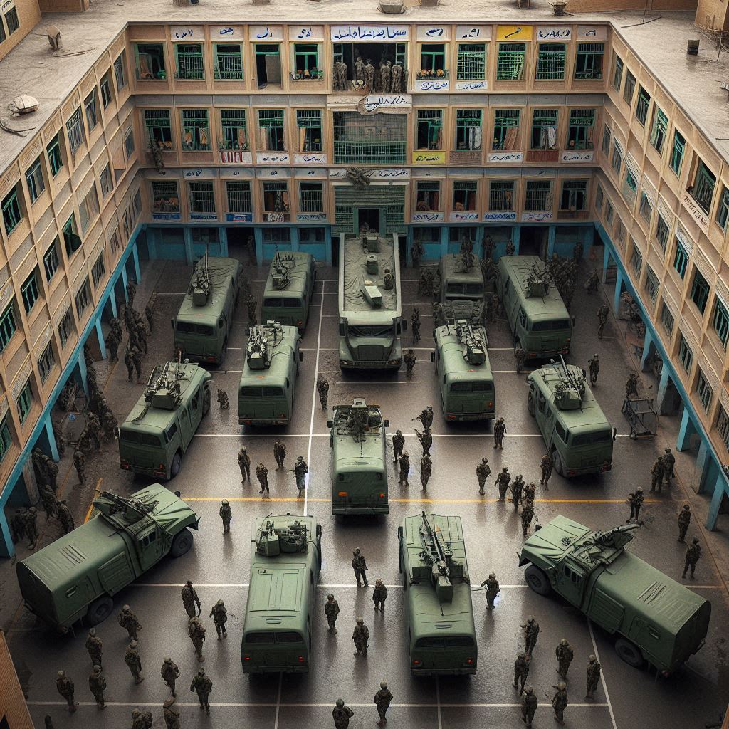 bhavikshadhu's tweet image. Ground reality in Iran: IRGC is moving military gear into schools, using kids as a 'Human Shield'. While a 1% internet blackout hides the truth, suppression units are hiding in residential alleys to avoid strikes. Stop the lies. #IranWar #HumanShield #Tehran #Isreal #IsraelIran