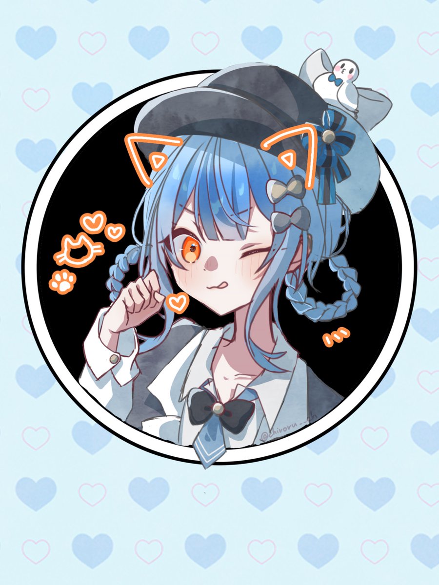 橘シェリーちゃん🩵🔎🐾 #まのさば二次創作